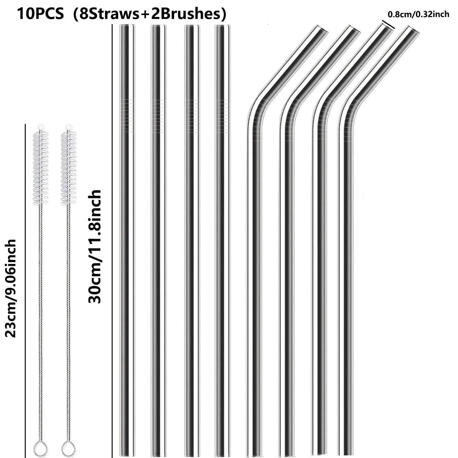 

Многоразовая соломинка из нержавеющей стали HIDDEN AREA 30 см