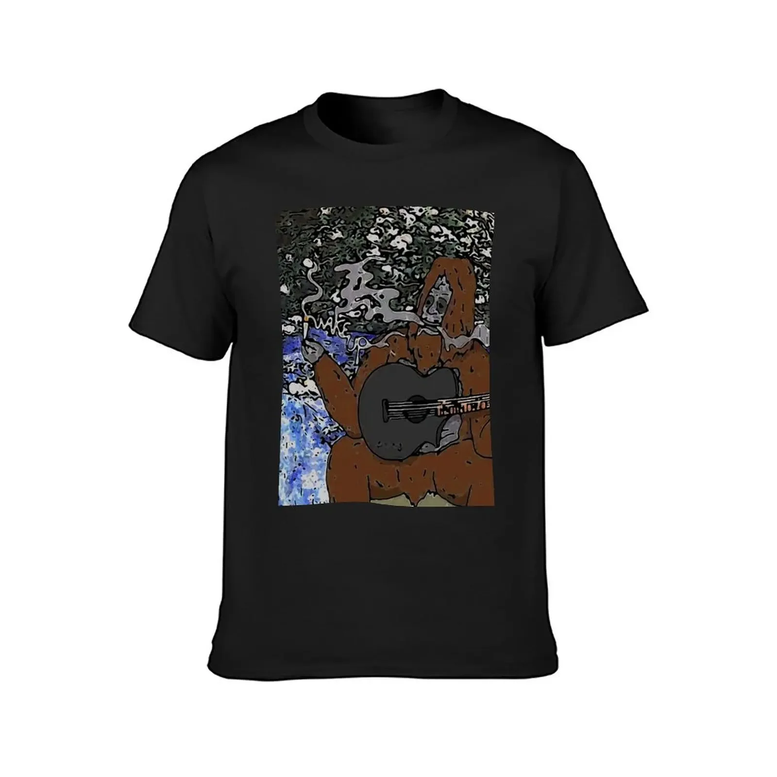 Мужская Винтажная футболка с графическим принтом белая