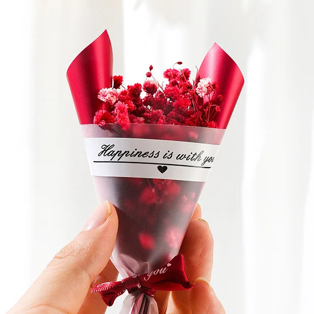 1 шт. миниатюрный букет натуральных сушеных цветов свежих сохраненных