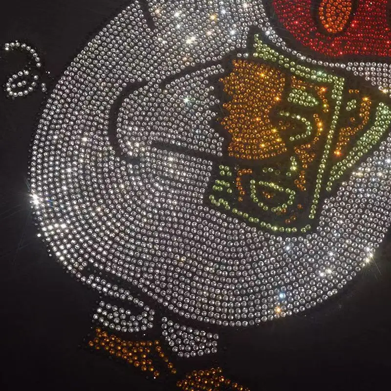 Искусственная Аппликация Блестящая Свинья И Текстура Стразы Для DIY Модные