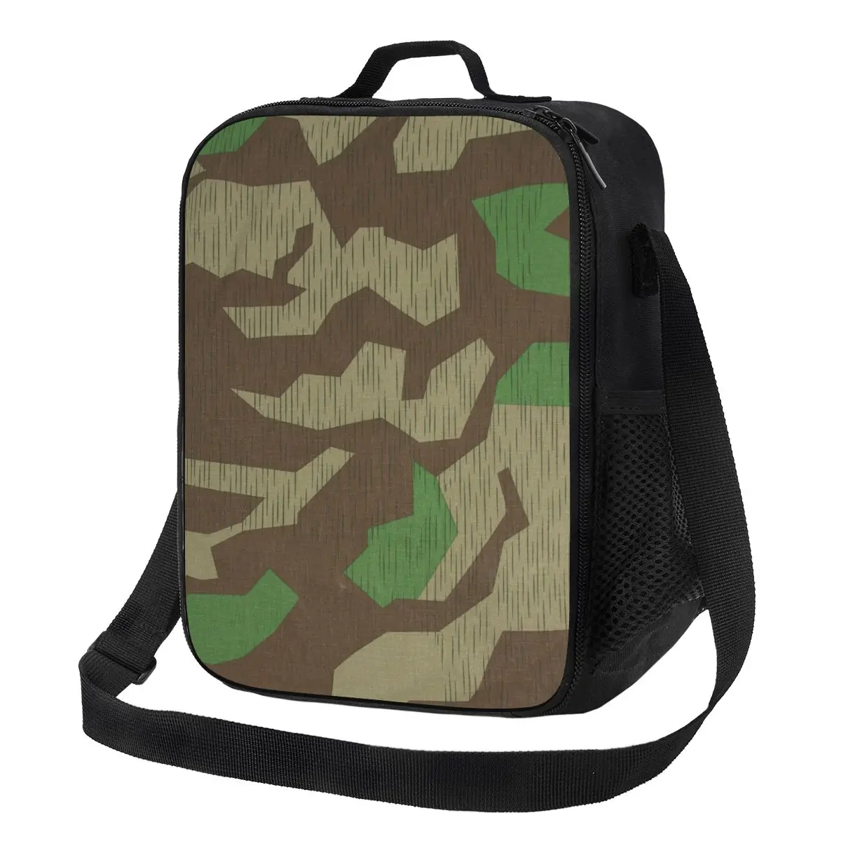 

Splittertarn Camouflage Splinter Camo Insulated Lunch Bags Women Germany Military Resuable Thermal Cooler Food Lunch Box School