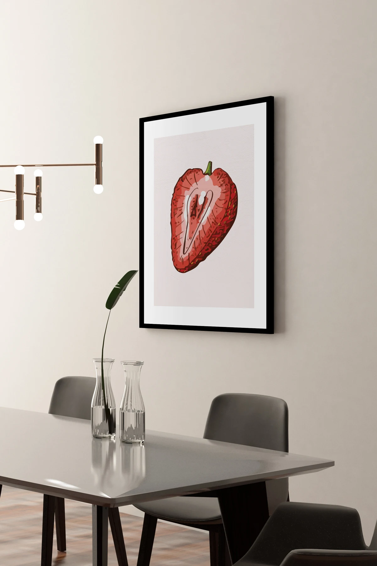 

Framed Table Modern Artistic Frames Decoration Home Decor Single Çerçeve