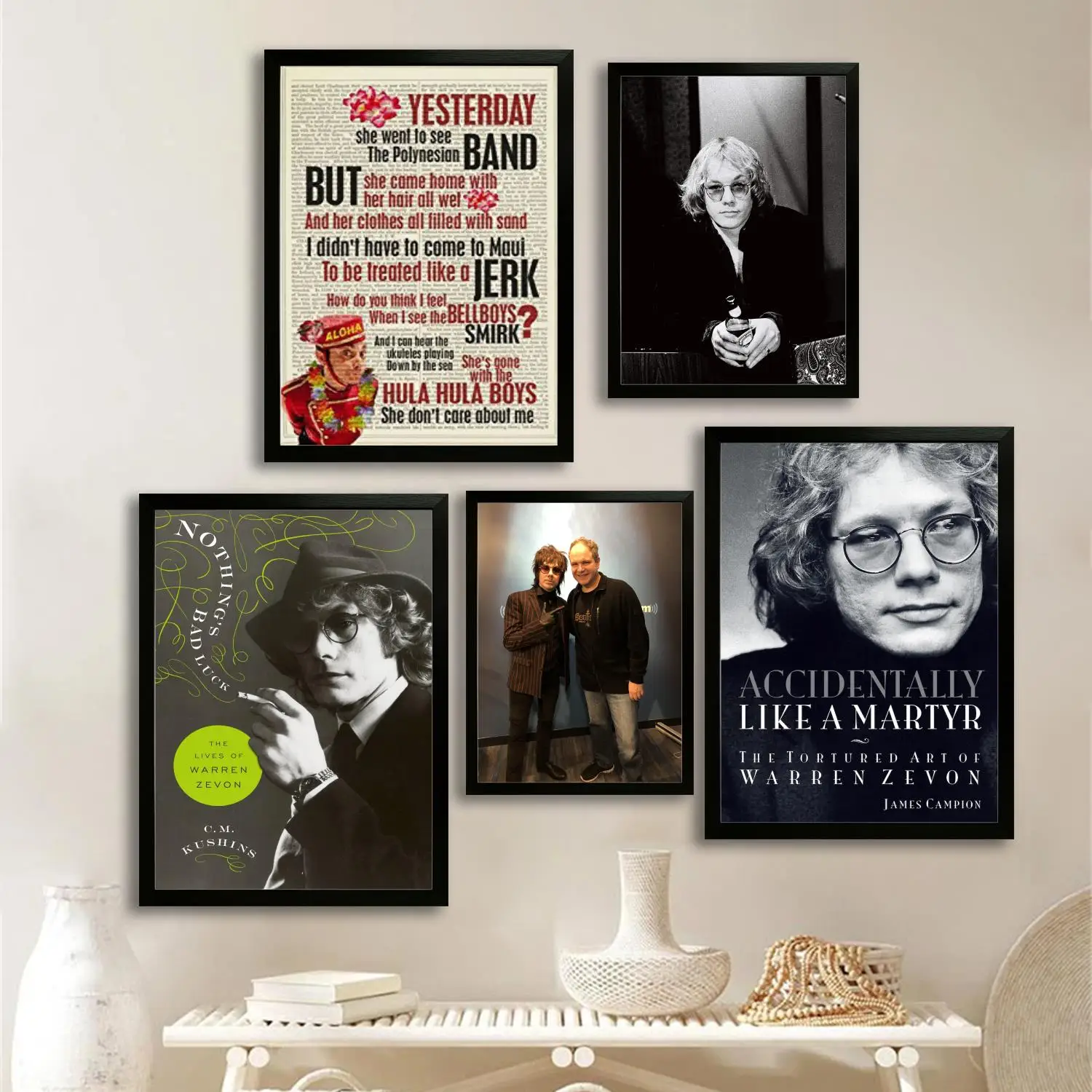 Плакат на холсте Warren Zevon современный