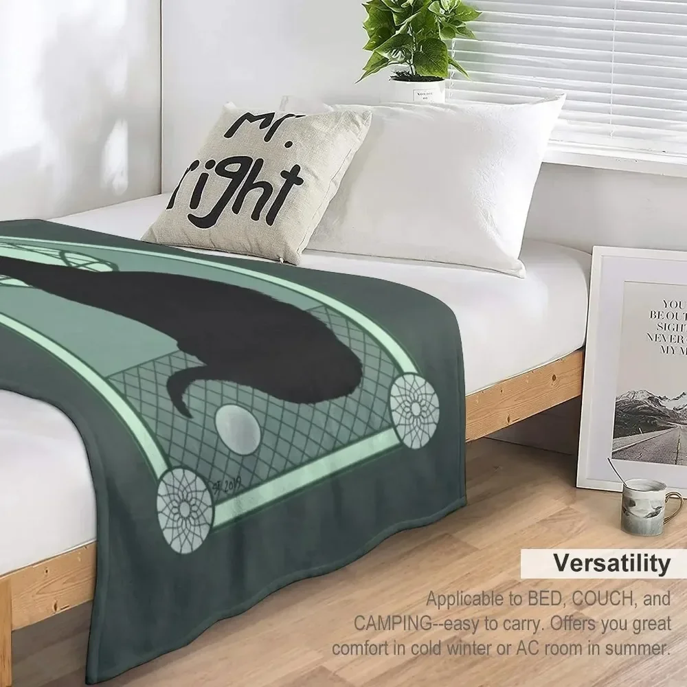 Черный кот новинка плед одеяло Мягкий клетчатый дизайнерский декоративный диван