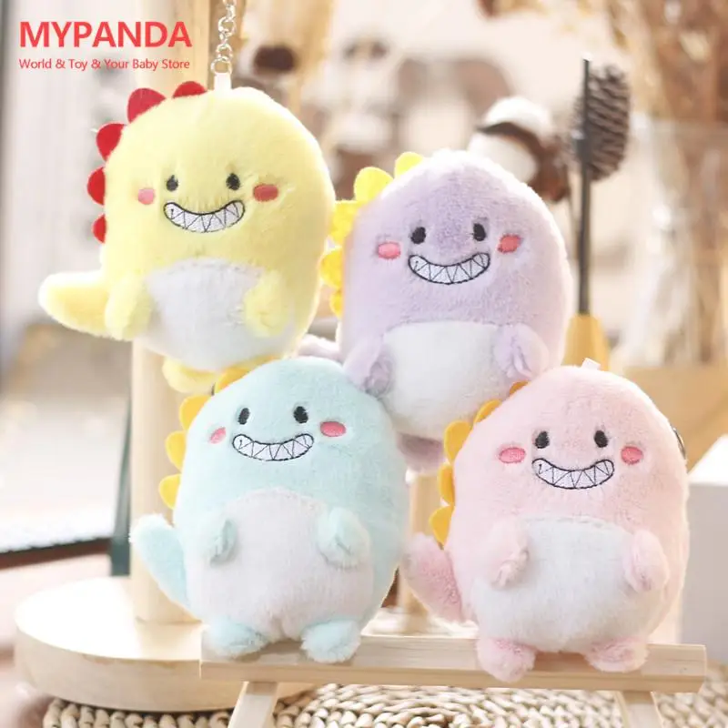 

1Pc 11cm Big Tail Dinosaur Plush Doll Car Key Chain Bag Pendant Cute Doll Couple Backpack Pendant Key Chain Plush toys
