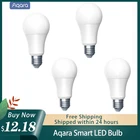 Умсветодиодный Светодиодная лампа Aqara Zigbee, 9 Вт, E27, 2700K-6500K, белый цвет, 220-240 В, умная Светодиодная лампа для умного дома, mihome