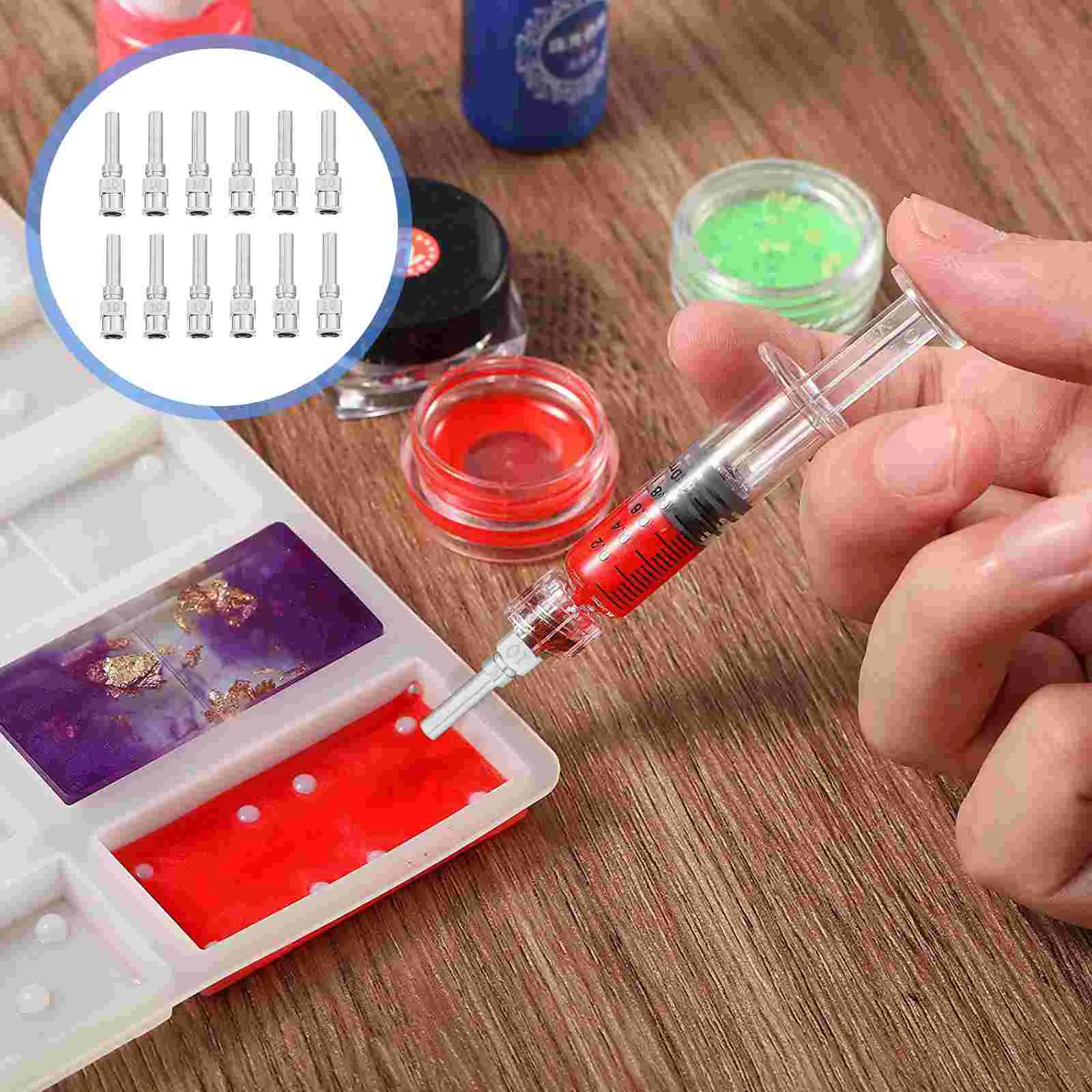 

Needle Tip Gauge Blunt Precision Syringeinch Dispensing Lock Slips12G 18G Tips