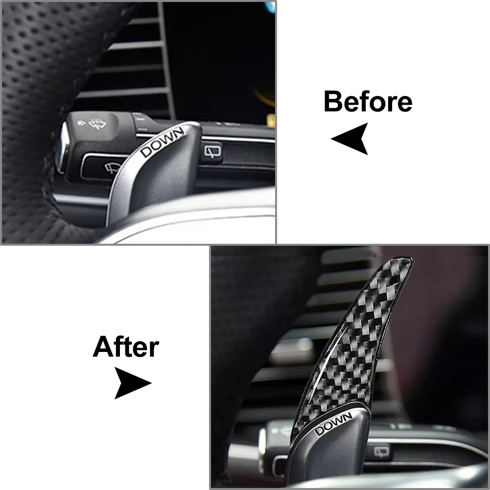 Удлинитель песла переключения рулевого колеса автомобиля для Mercedes Benz A35 A45 C43 C63 E63