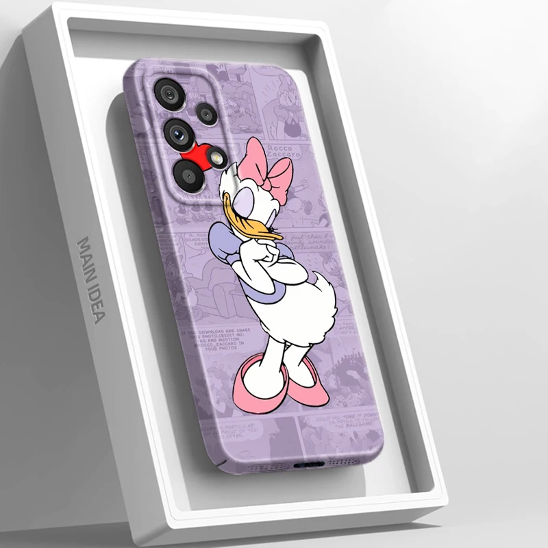 

Disney Cute Donald Duck Film Phone Case For Samsung A73 A54 A53 A34 A32 A23 A22 A21 A14 A13 A12 A04 5G Feilin Hard Cover