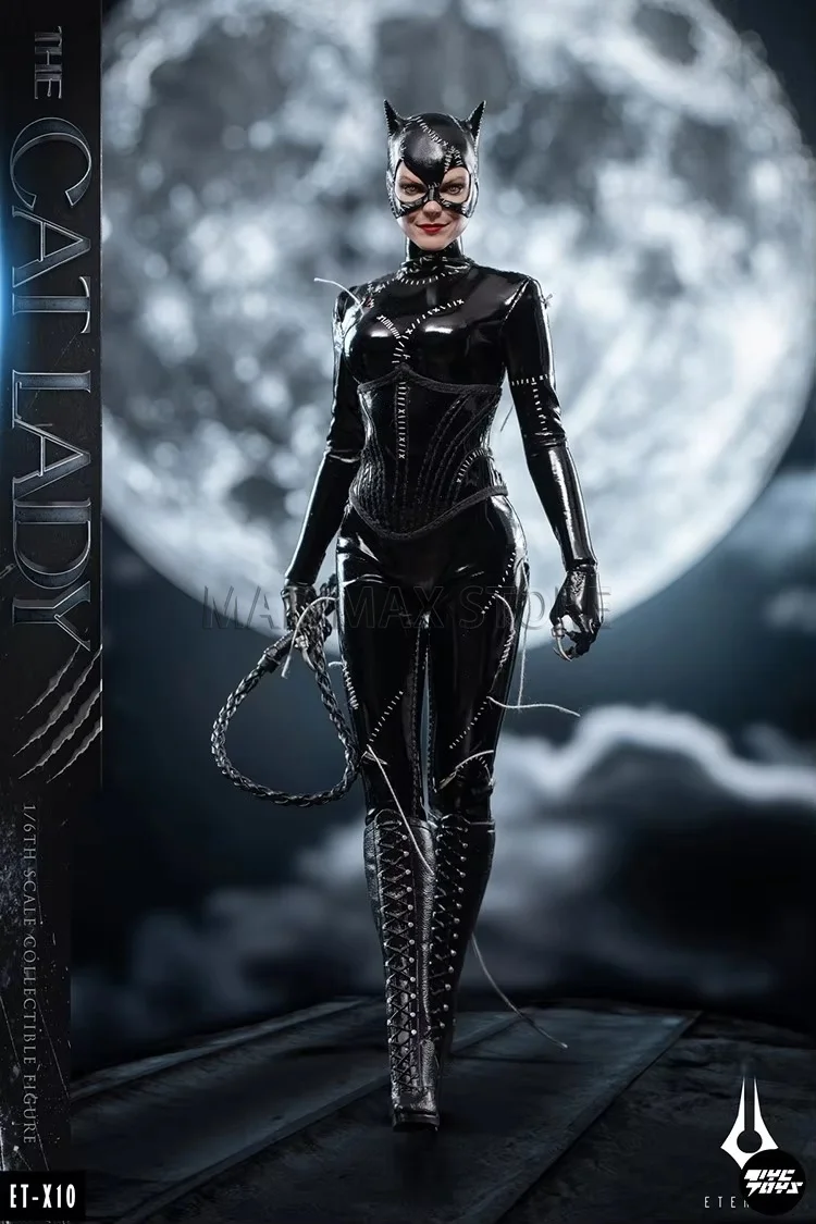Фото В НАЛИЧИИ: Коллекционная фигурка ET-X10 Cat Lady 1/6, издание 92, «Бэтмен возвращается», Олд Кэт-Уомен, стандартная версия, модель, игрушка, подарок №2