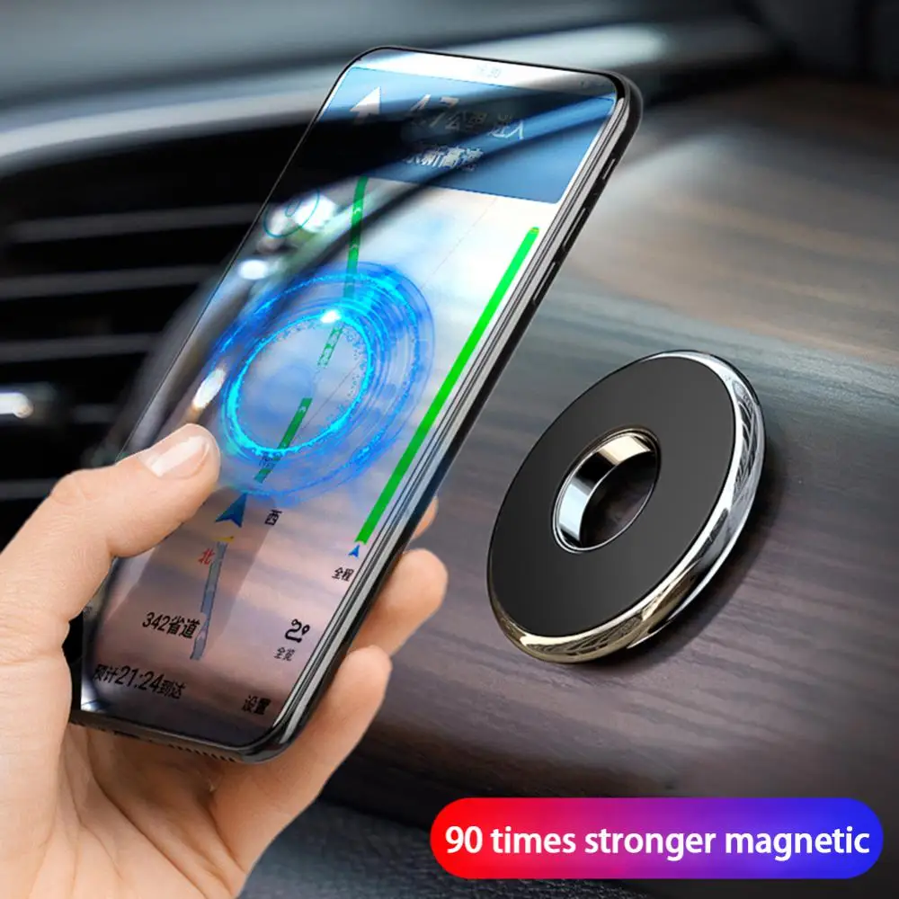 

Металлический магнитный автомобильный держатель для телефона, магнитное крепление, подставка для мобильного телефона, поддержка GPS для iPhone, Xiaomi, MI, Huawei, Samsung