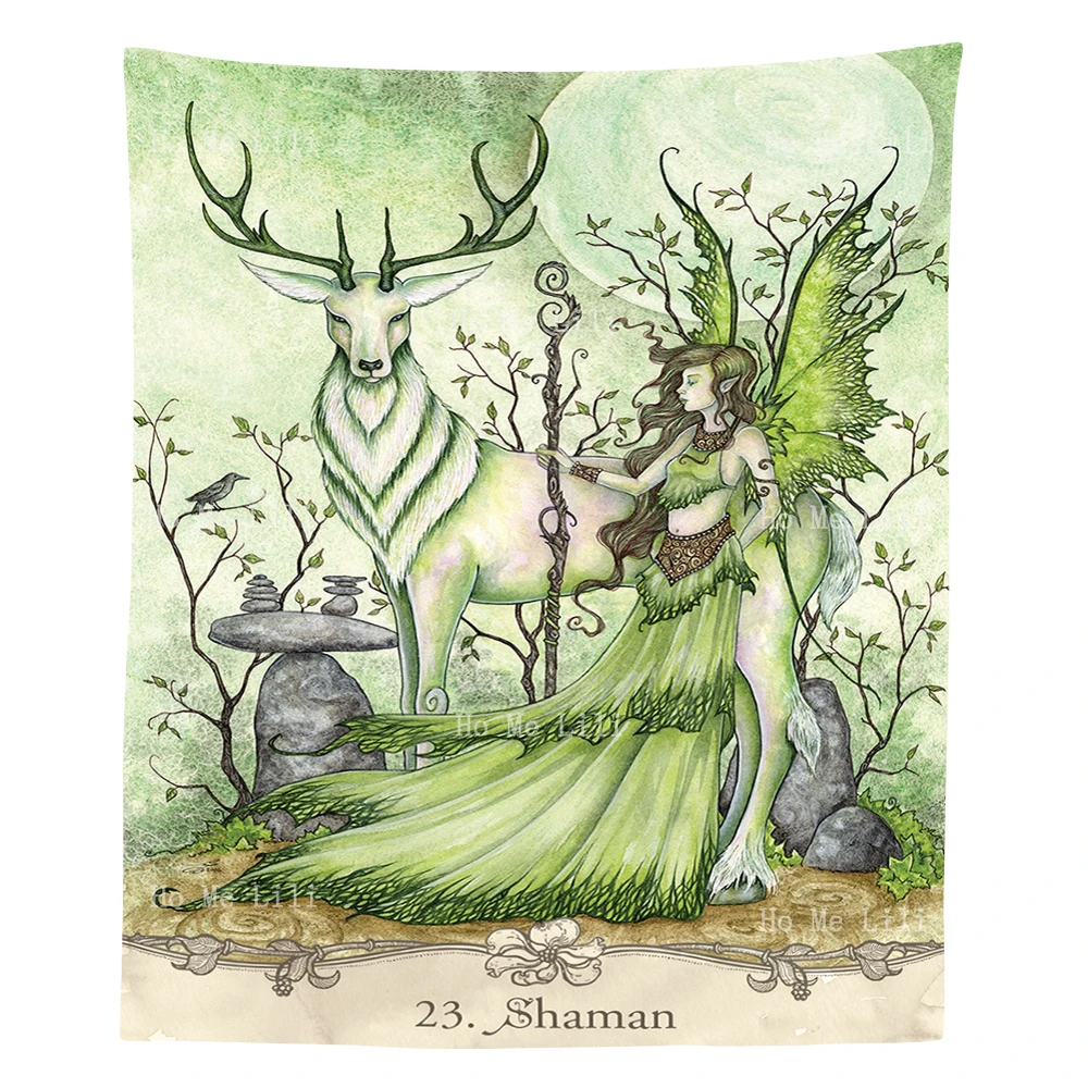 

Популярная форма для сказочного искусства и ночного оттенка сказочная мудрость оракул Страна Чудес эльф Волшебные существа гобелен от Ho Me ...