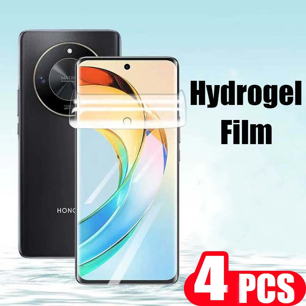 

4 шт., Гидрогелевая Защитная пленка для Honor 90 80 GT 70 pro plus 60 50 lite SE GT