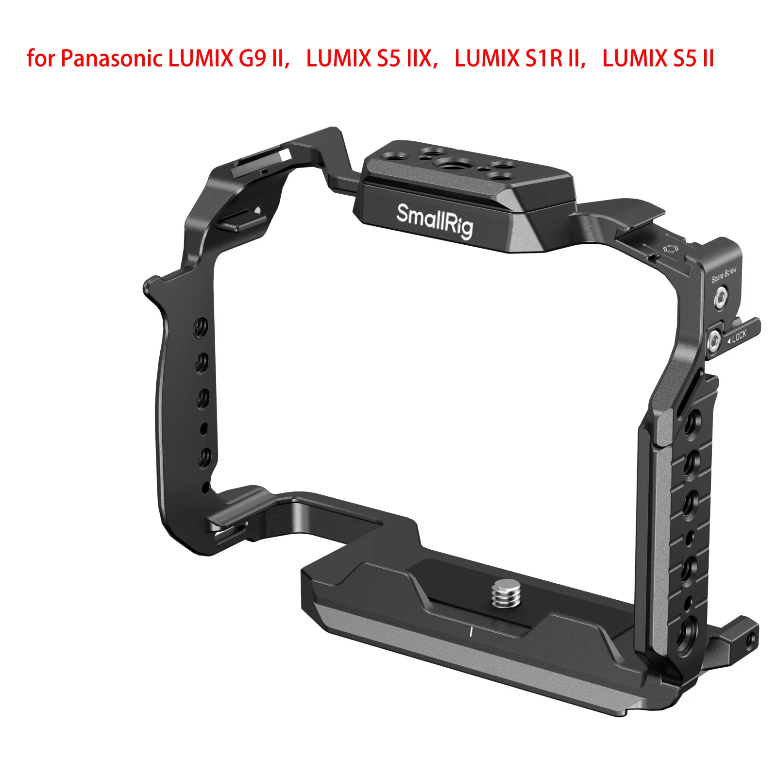 Ручной комплект SmallRig Camera Cage для Panasonic LUMIX S1R II/S5 IIX/G9 II совместимый с быстросъемной