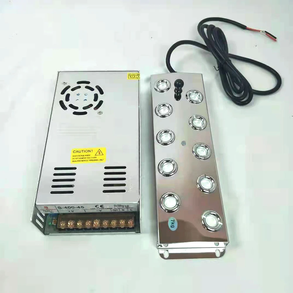 Ультразвуковой распылитель с 10 головками, 48 В постоянного тока, 7000 мл/ч, промышленный увлажнитель, ультразвуковой генератор тумана, распылитель с источником питания 110 В, 220 В Ультразвуковой распылитель с 10 головками, 48 В постоянного тока, 7000 мл/ч, промышленный увлажнитель, ультразвуковой генератор тумана, распылитель с источником питания 110 В, 220 В