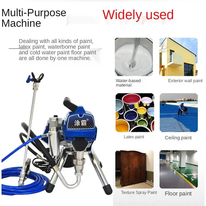 3800 Вт Л/6 л плунжерный тип электрическая высокая яркость лакокрасочная шпатлевка