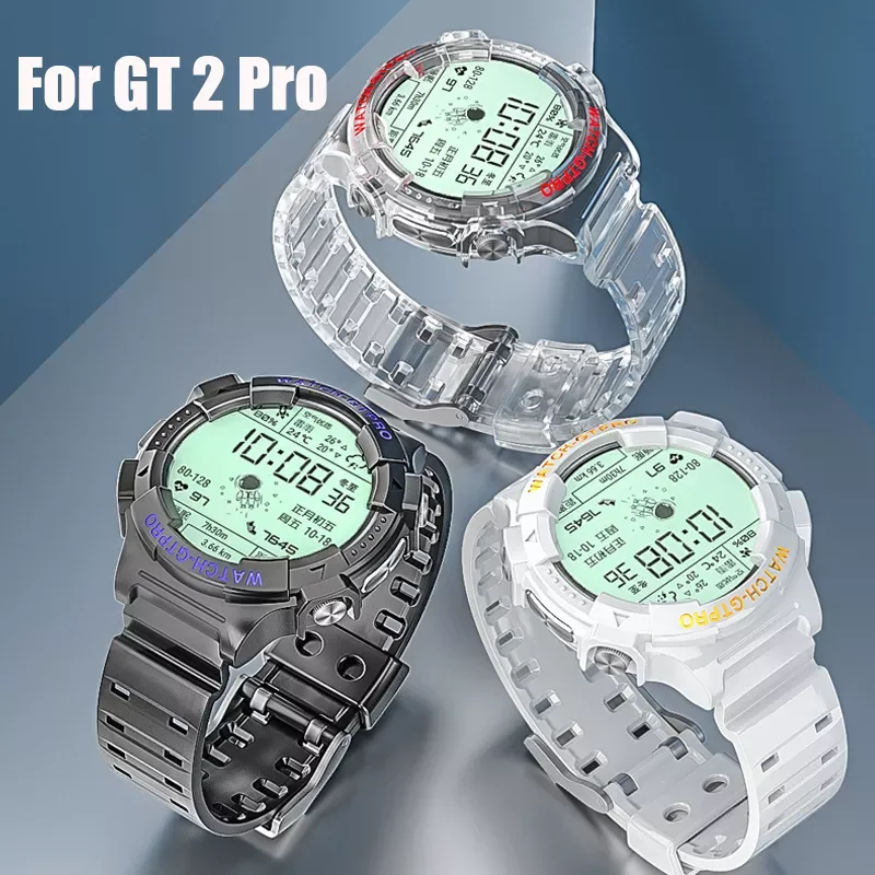 

NEW2023 Watch Band Case Strap GT 2 Pro gt2 pro Watch Strap Screen Protector gt 2 pro Case Strap Smart accessories