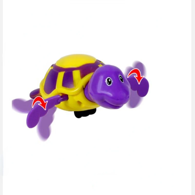 1Pc Bath Toys Turtles Baby Bath Baby Clockwork Swimming Toys Pool Accessories Baby Water Play Random Colour