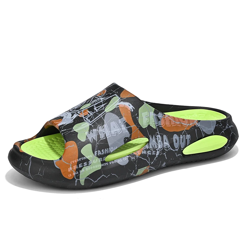 Сандалии мужские на толстой платформе Нескользящие мягкие пляжные для улицы и