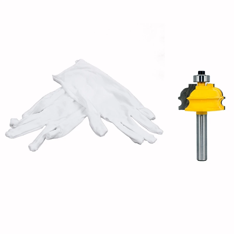 

Best White Cotton Gloves Anti-Static Gloves With 8MM Shank Special Architectural Handrail Molding Router Bit