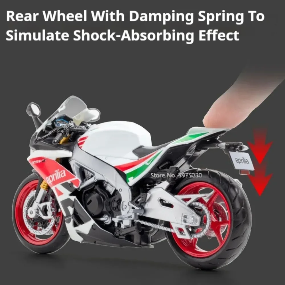 1:12 APULIA RSV4 SUZUKL GSX сплав модель автомобиля игрушки литье под давлением переднее