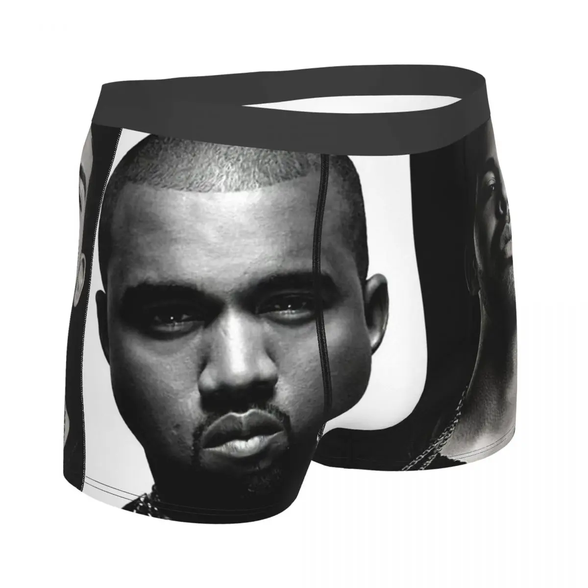 Трусы-боксеры Kanye West мужские дышащее нижнее белье шорты с принтом подарок на день