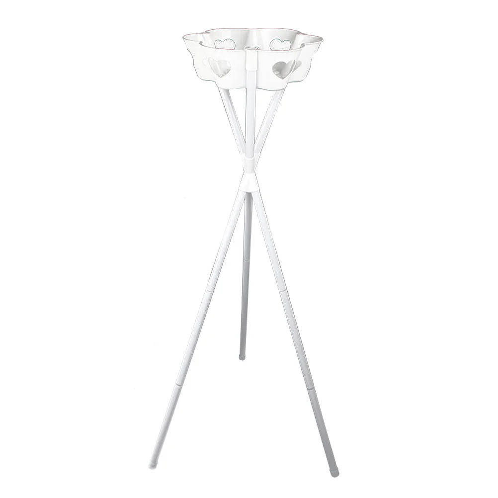 

1Pc Delicate Wedding Flower Holder Desktop Flower Rack for Wedding Party (White)