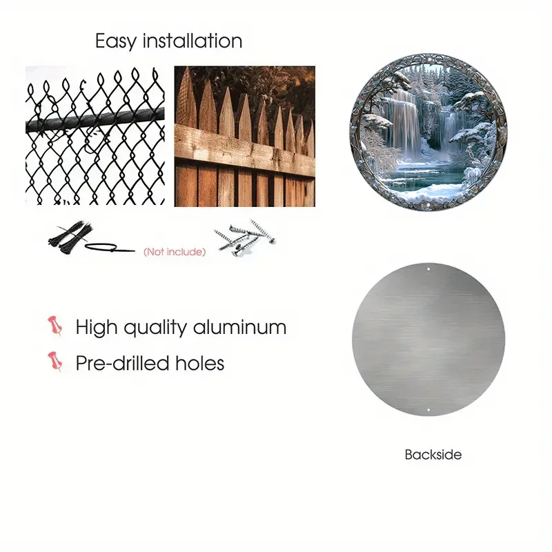 Алюминиевый металлический знак