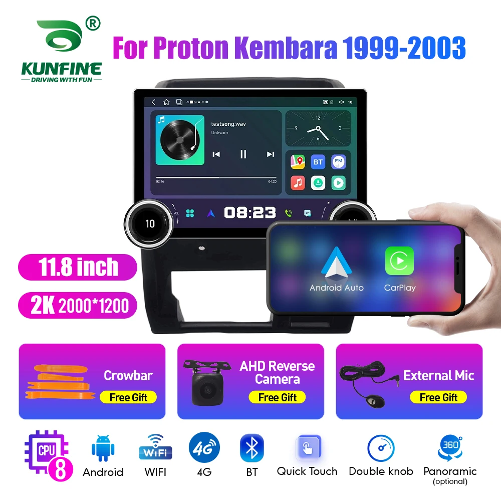 11 8-дюймовый 2K двойной ручкой 2 Din автомобильный радиоприемник для Honda Kembara 1999-2003 DVD