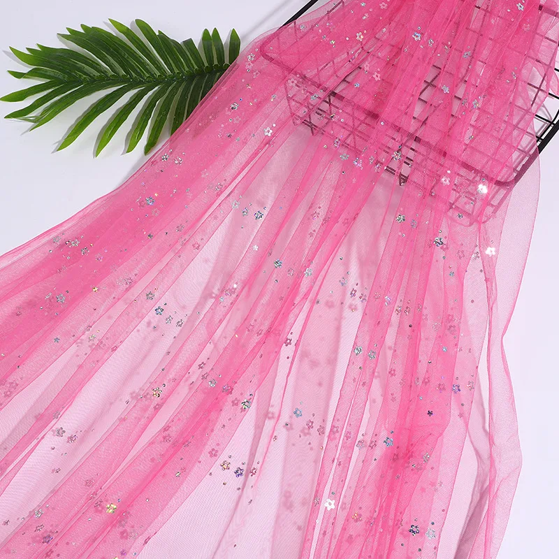 Маленькое Сетчатое платье для куклы с цветами сливы и блестками игрушка ручной