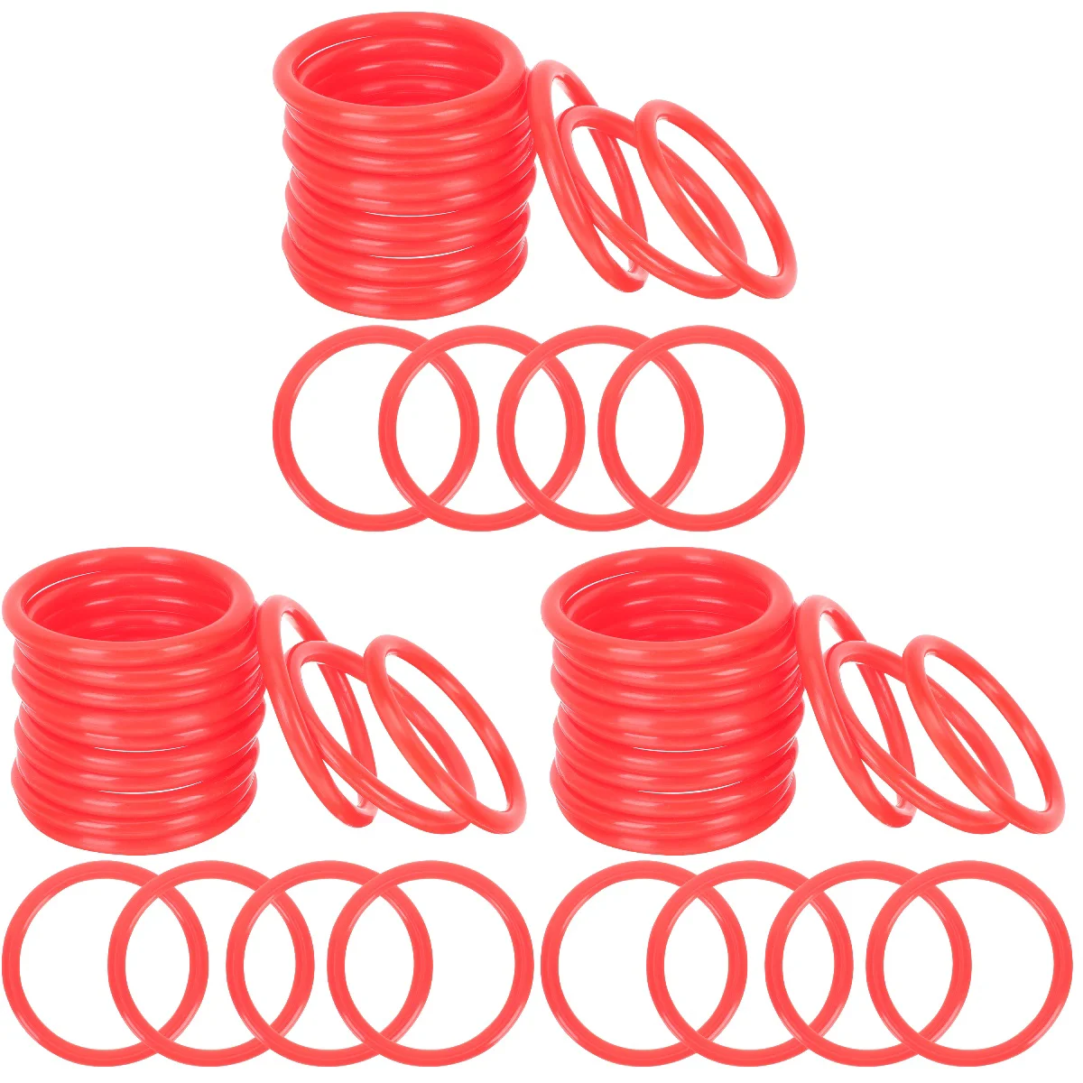 

72 Toss Rings Carnival Rings Colorful Toss Rings Outdoor Tossing Party Props
