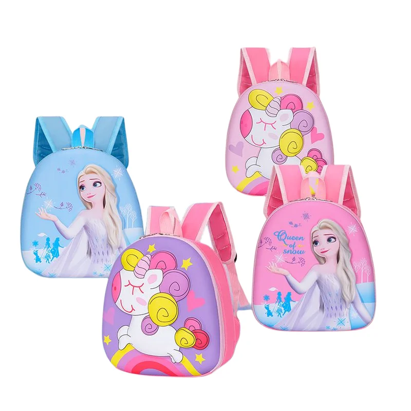Princess Elsa Twilight Sparkle Anime Peripherals Kawaii Cute Cartoon Children's Eggshell School Bag Creative Backpack Wholesale