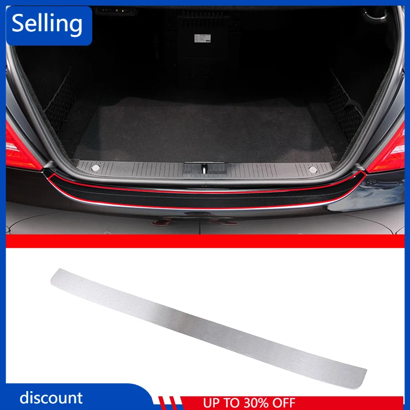 

For 08-12 Mercedes-Benz S-Class modified trunk guards inside and outside S300 350 tailgate decorative bright strip fast ship