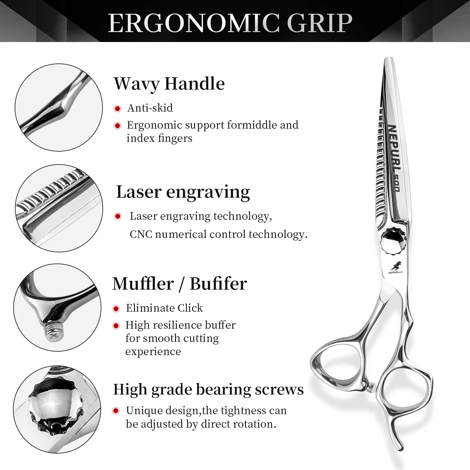 6 0 &quotСеребристые зеленые ножницы для волос плоские челки зубов тонкие