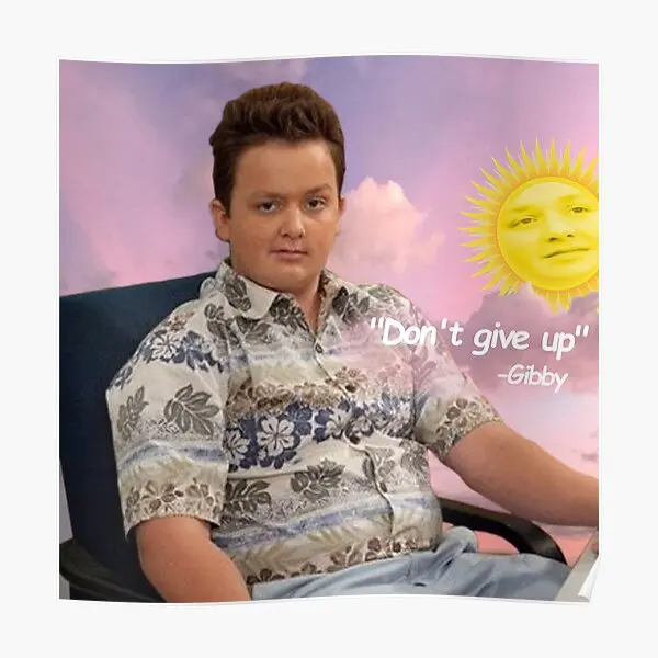 

Gibby Say, не сдавайся, мрачный плакат, искусство, искусство, живопись, украшение, картина, настенная роспись, винтажная, домашняя комната, печать без рамки