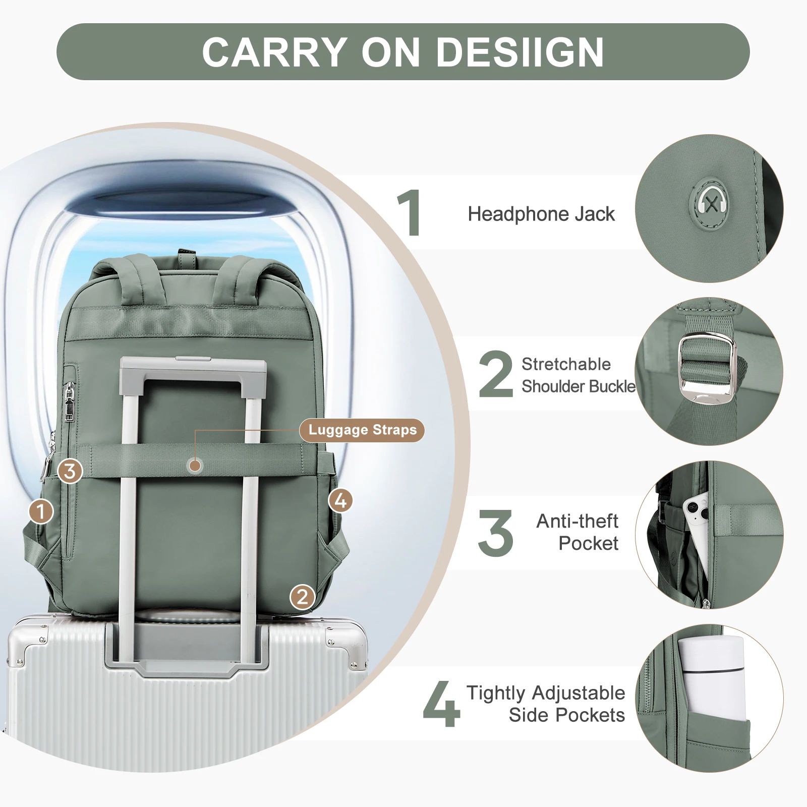 Дорожный рюкзак для мужчин и женщин деловой вместительный ранец ноутбука