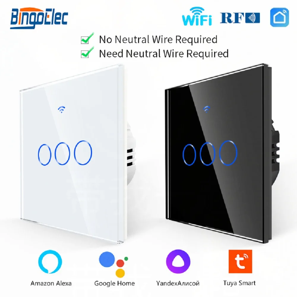 

Умный настенный переключатель с поддержкой Wi-Fi, 240 В