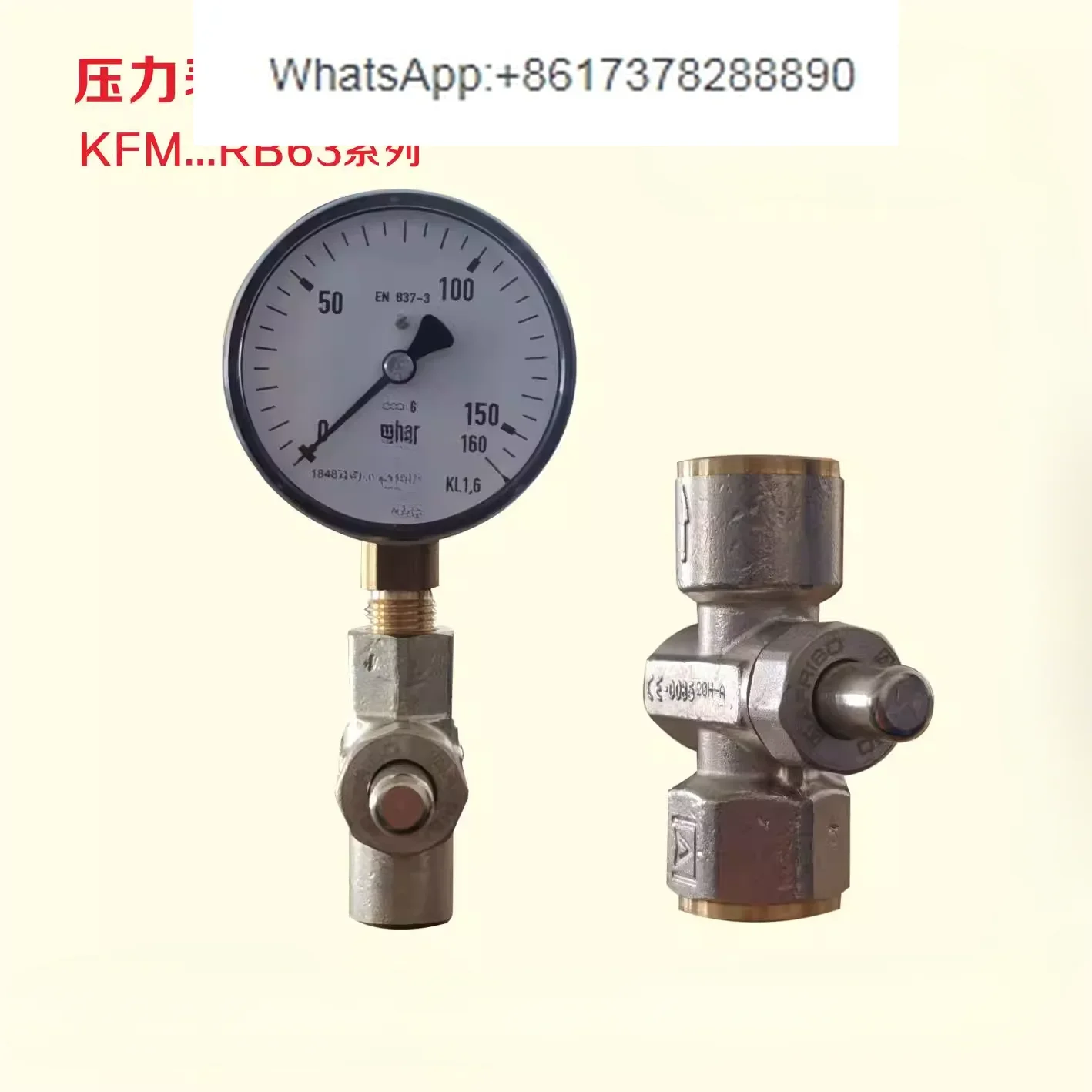 Манометр KFM100RB63 KFM 160RB63 KFM400RB63 RFM 1 6RB63 RFM4RB63