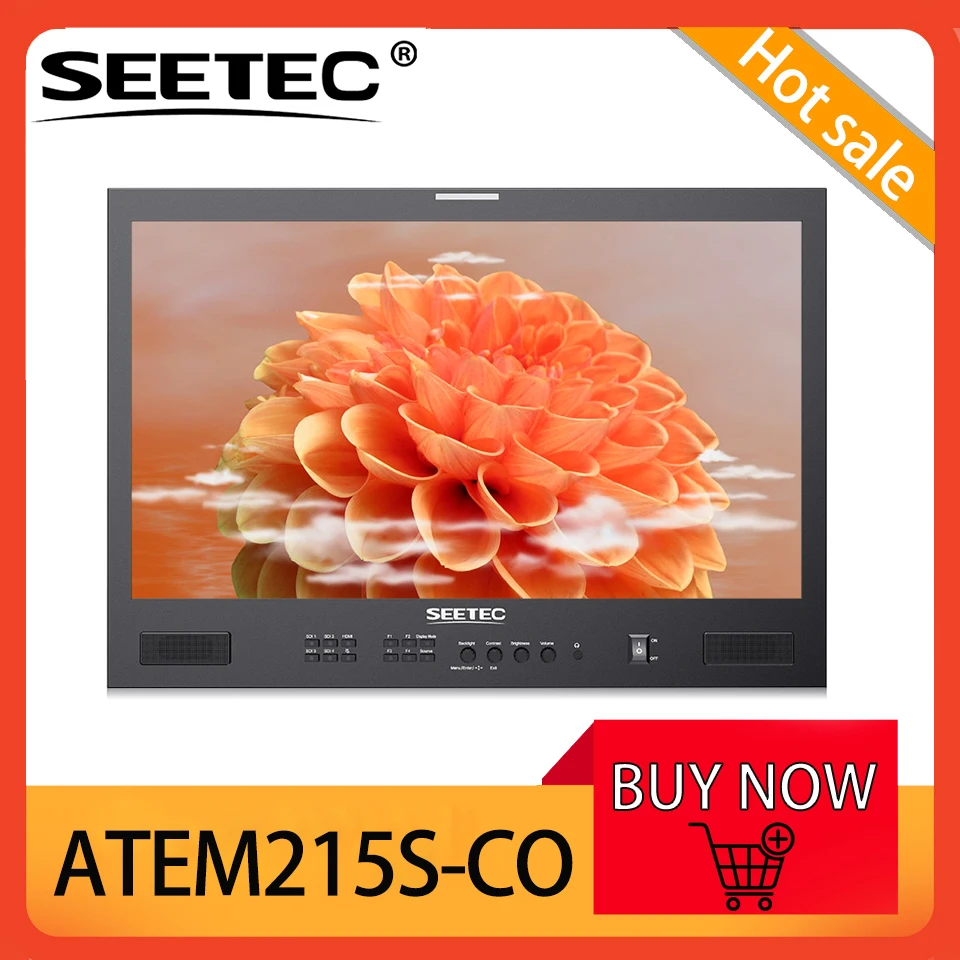 Монитор для вещания SEETEC ATEM215S-CO 21 5 дюйма Full HD LCD 1920*1080 8 бит 1000:1 портативный точный