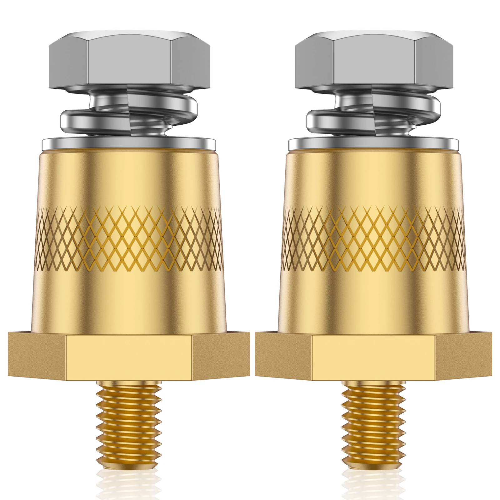 1 Pair Universal Battery Pole Adapter Pair Positive Negative Charging Post Connector Automoblie Motorbike Power Supply Fittings