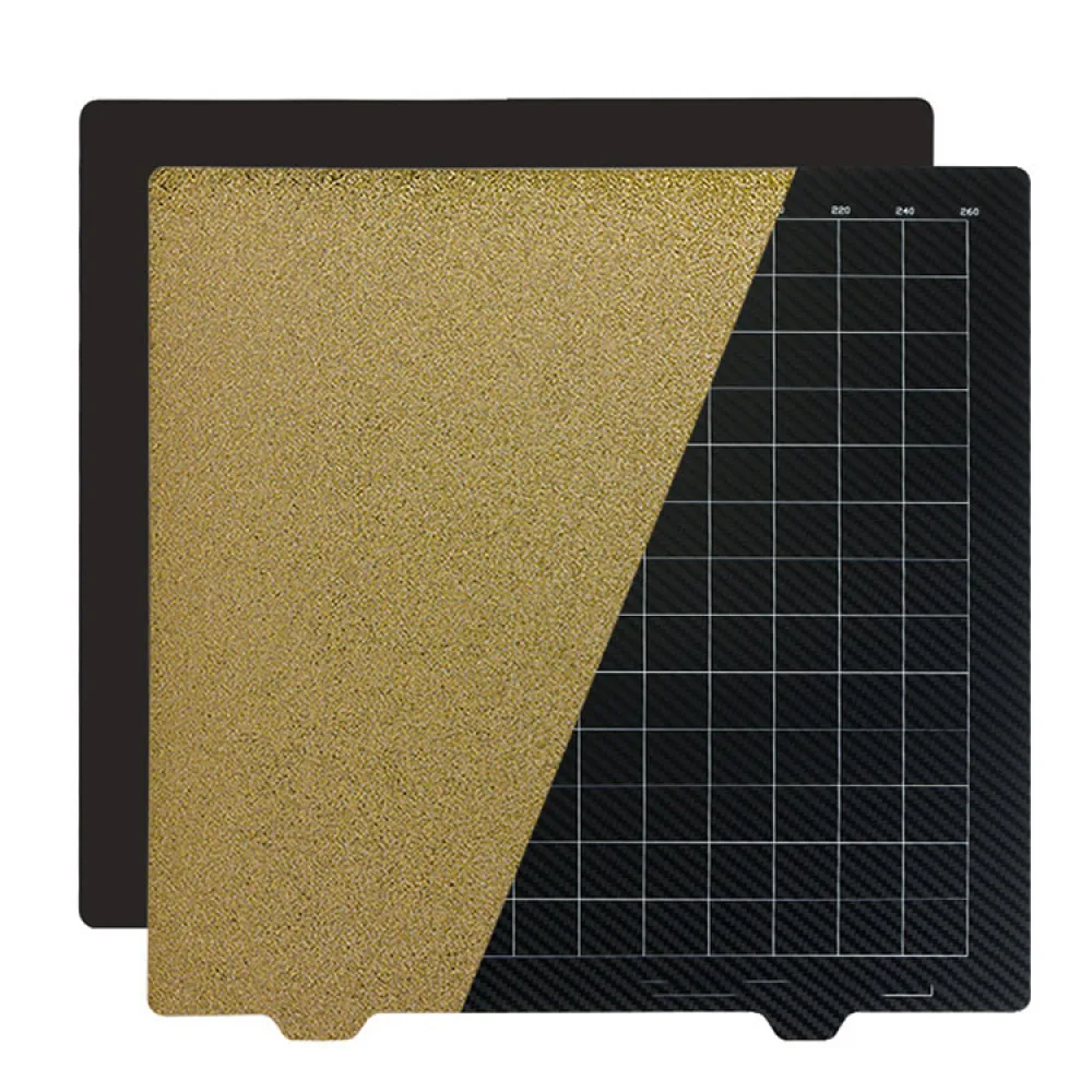 1 шт. стальная пластина 300*300 мм Горячая кровать порошок/ПЭТ углеродное волокно для