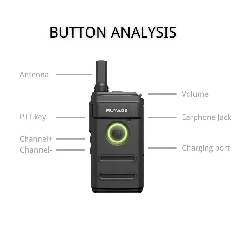 PMR 446 Walkie Talkie Portable Ultra Thin Communication Radios Profesional Talkie Walkies Two Way Radio Transceiver Ruyage Q1