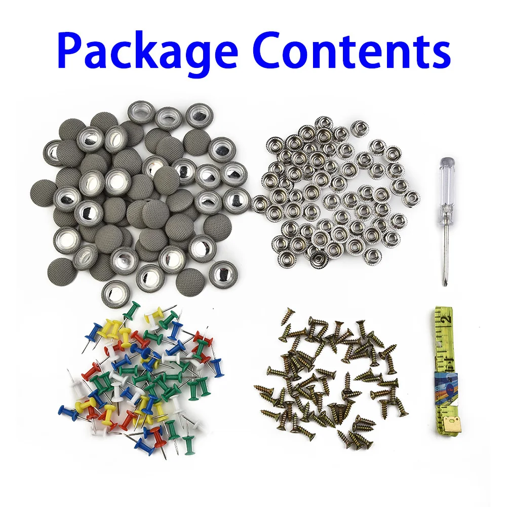 

With Screws Buckle Car Roof 20mm Repair Universal 60PCS Accessories Cloth Fixing Headliner Nail Pin High Quality