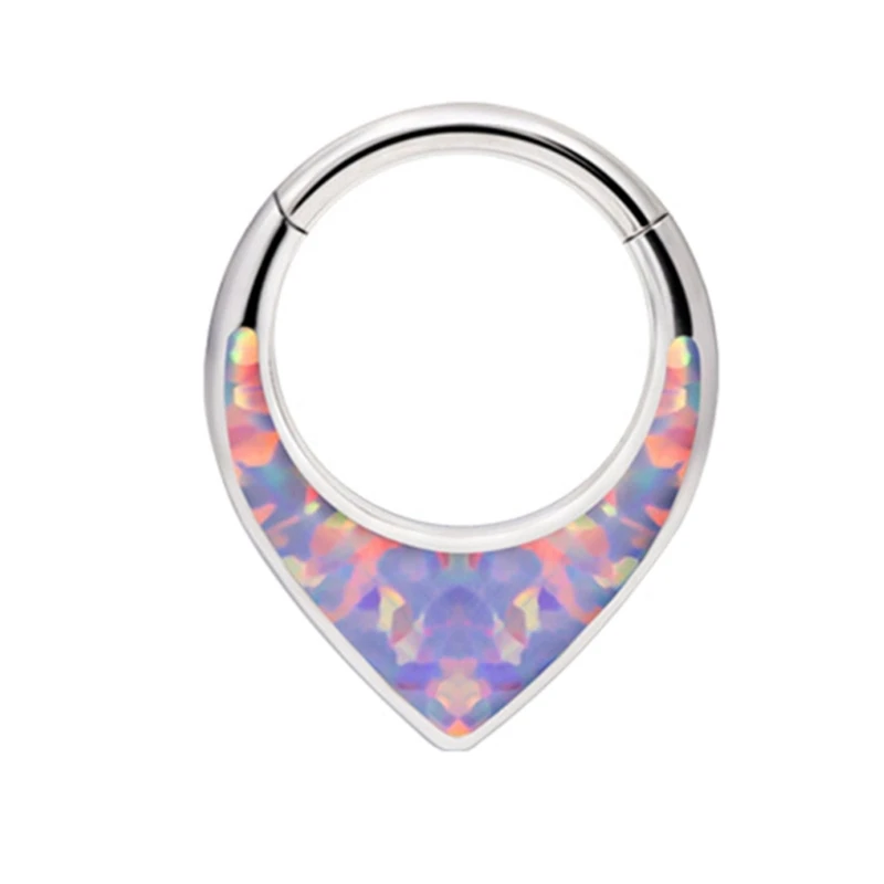 Ослепительные украшения для носа уникальное украшение в форме сердца