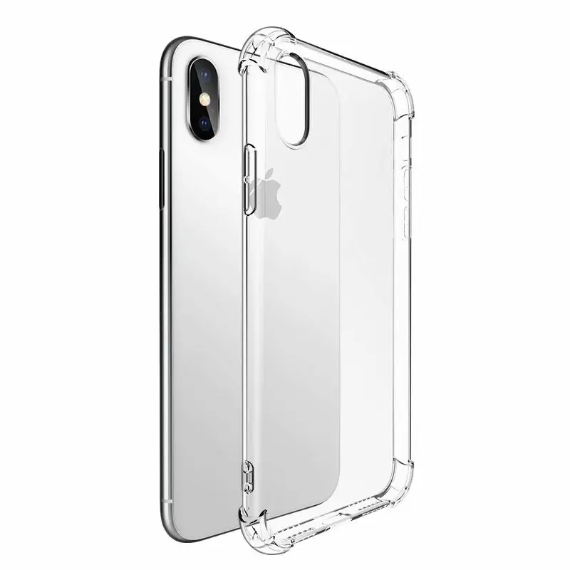 

1.5mm Thick Four Corners Shockproof Soft Phone Case For iPhone 13 12mini 11 Pro XS Max XR X 6 6S 7 8 Plus SE2022 Silicone Cover