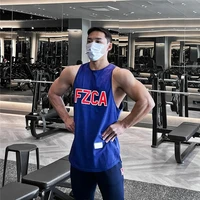 2022 mens vest bodybuilding gym clothing training running workout mesh tank top musculation brand fitness sleeveless singlets