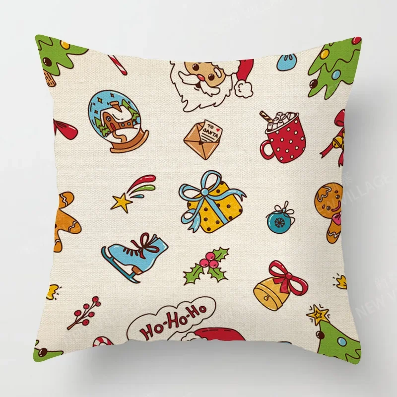 

Декоративные чехлы для подушек Merry Christmas, полиэстер