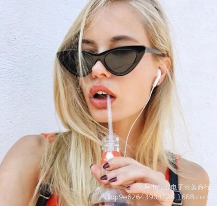 

Sexy cat's eye sunglasses women The triangle sunglasses for men Fashion designer Glasses UV400 wholesale