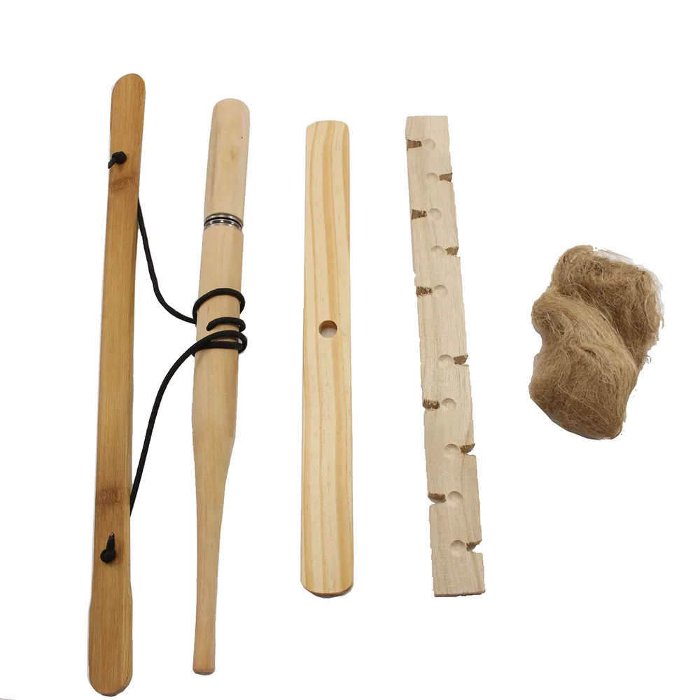 

Bow Drill Kit Wood Fire Starter Outdoor Survival Practice Friction Fire Camping Tool