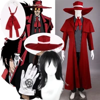 vampire hunter cosplay hellsing alucard cosplay costumes cool man suit and high cotton content long coat best outfits